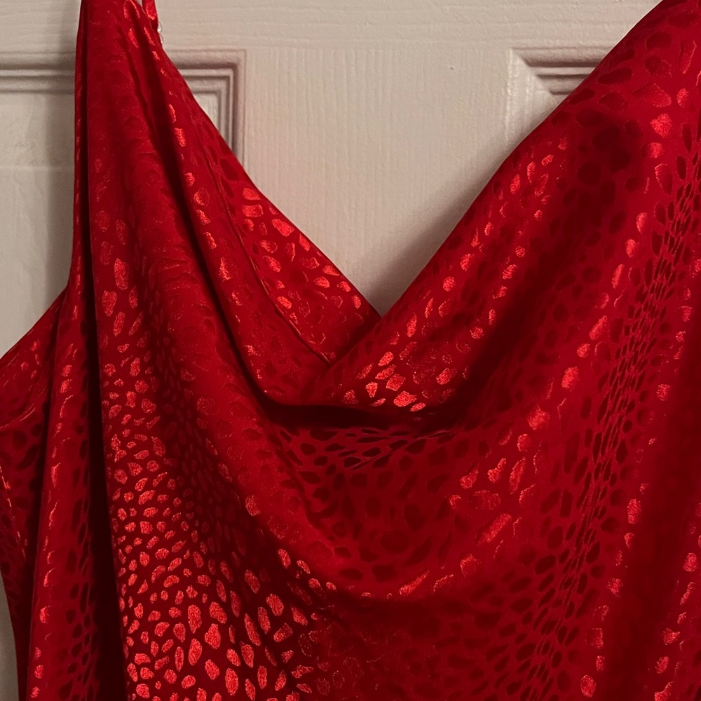 Emma & Michele Red Slip Dress